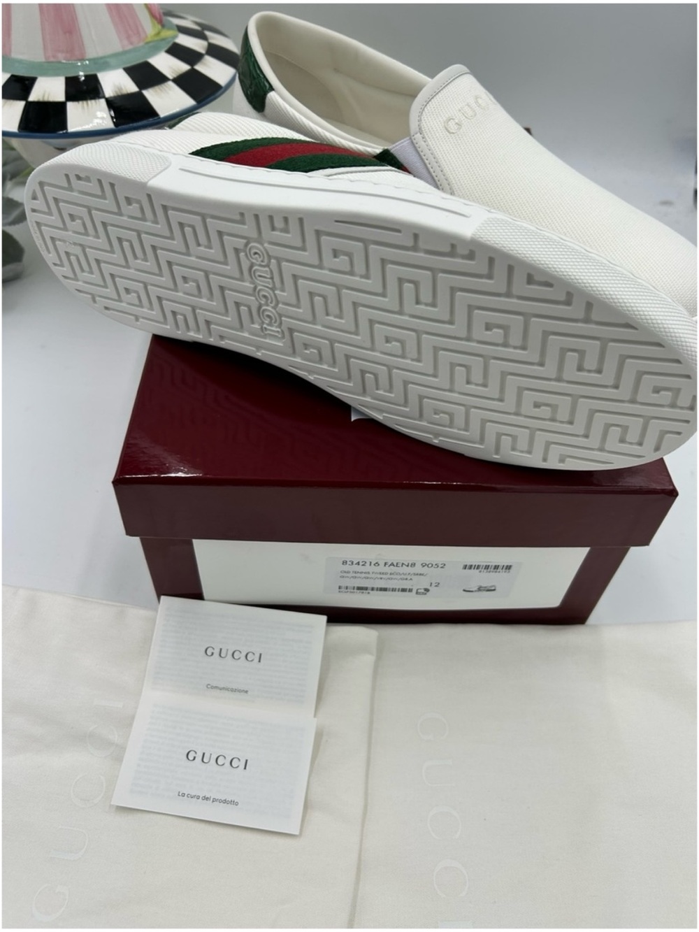 Gucci ace slip on sneaker size 12 fits 13 US made in Italy - Picture 6 of 8